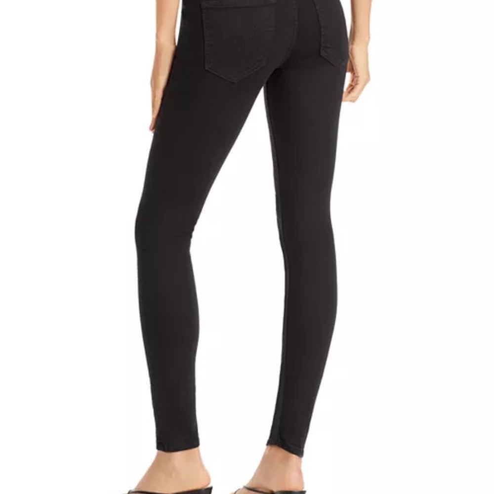 MOTHER The Looker Black Skinny Jeans with Stretch - Picture 2 of 7